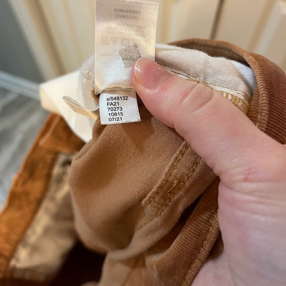 Loft 548132 High Waist Skinny Corduroy Jeans Size 32 / 14 - Picture 8 of 12